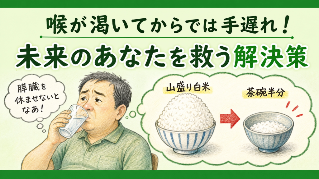 喉が渇いてからでは手遅れ！未来のあなたを救う解決策