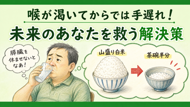 喉が渇いてからでは手遅れ！未来のあなたを救う解決策